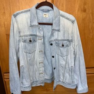 Light wash denim jacket